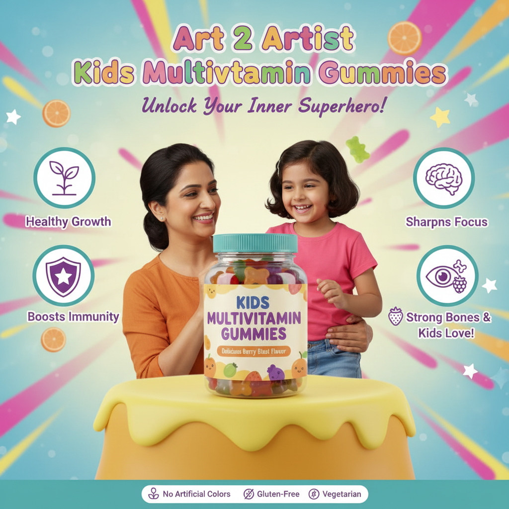 Art2Artist Kids Multivitamin Banner