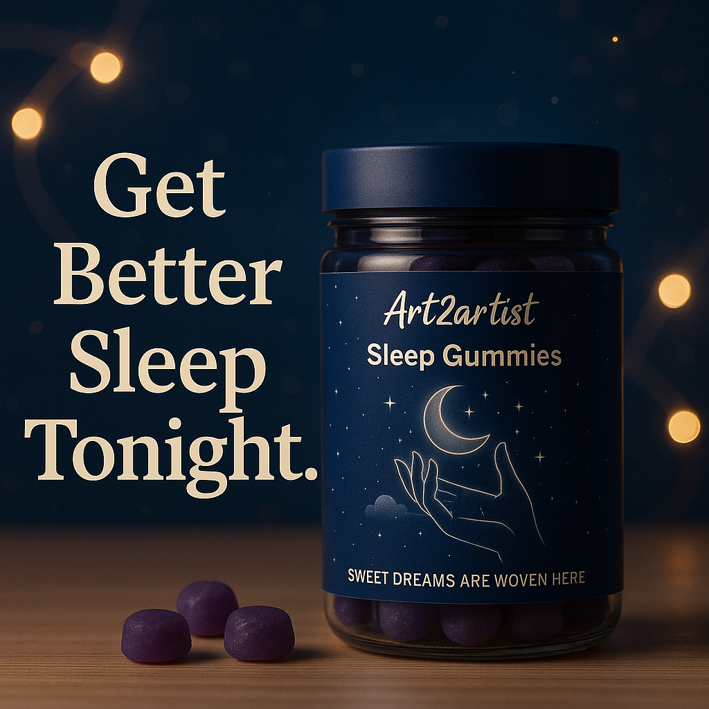Art2Artist Sleep Gummies – Nighttime Wellness Support 🌙