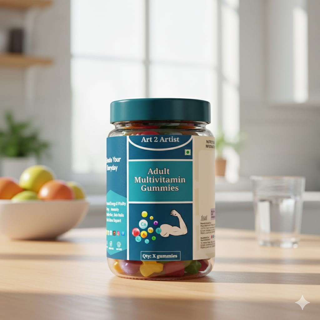 Art2Artist Adult Multivitamin Gummies – Elevate Your Everyday. Naturally.
