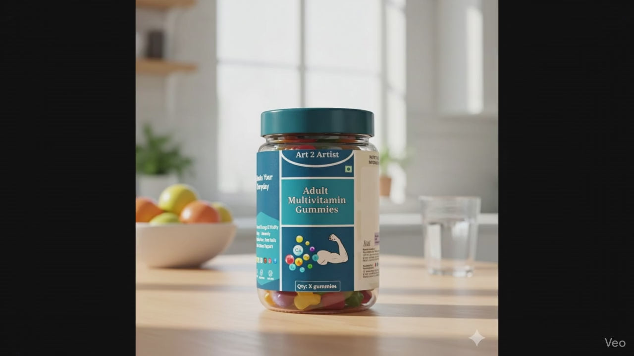 Art2Artist Adult Multivitamin Gummies – Elevate Your Everyday. Naturally.